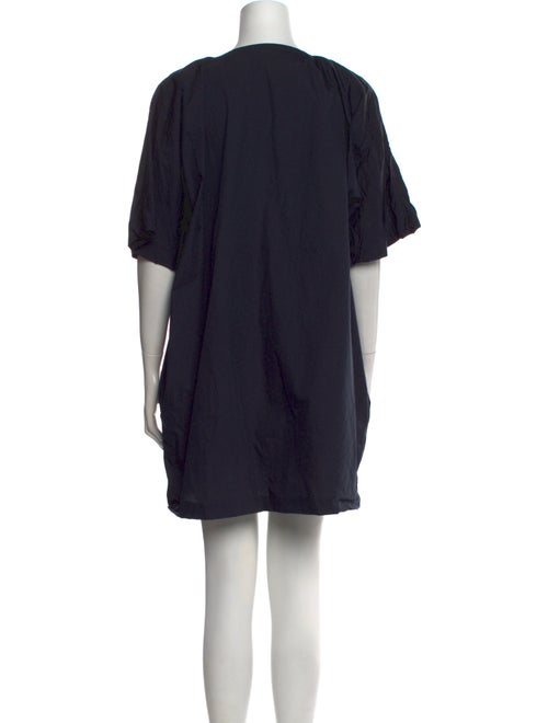 Jil Sander Scoop Neck Mini Dress