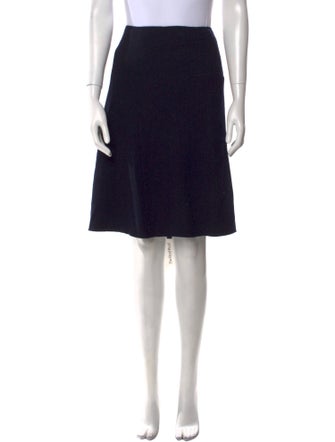 Jil Sander Virgin Wool Knee-Length Skirt