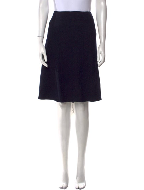 Jil Sander Virgin Wool Knee-Length Skirt