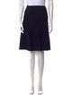 Jil Sander Virgin Wool Knee-Length Skirt