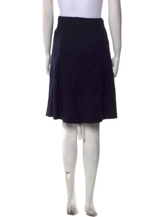 Jil Sander Virgin Wool Knee-Length Skirt