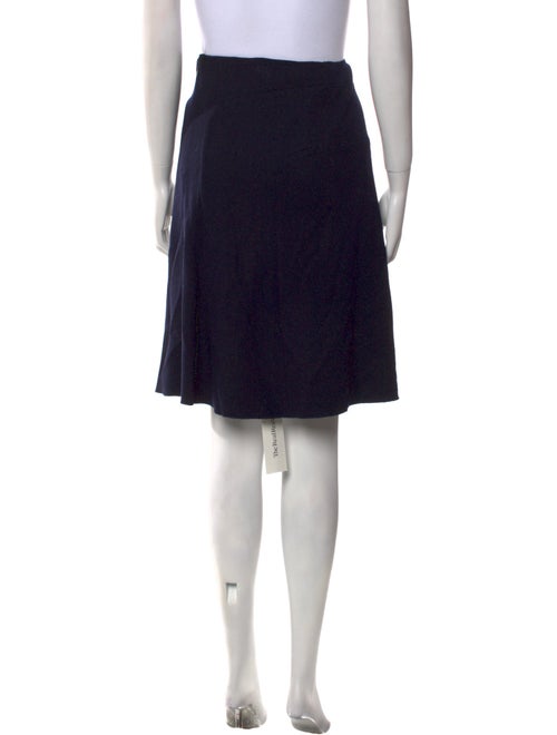 Jil Sander Virgin Wool Knee-Length Skirt
