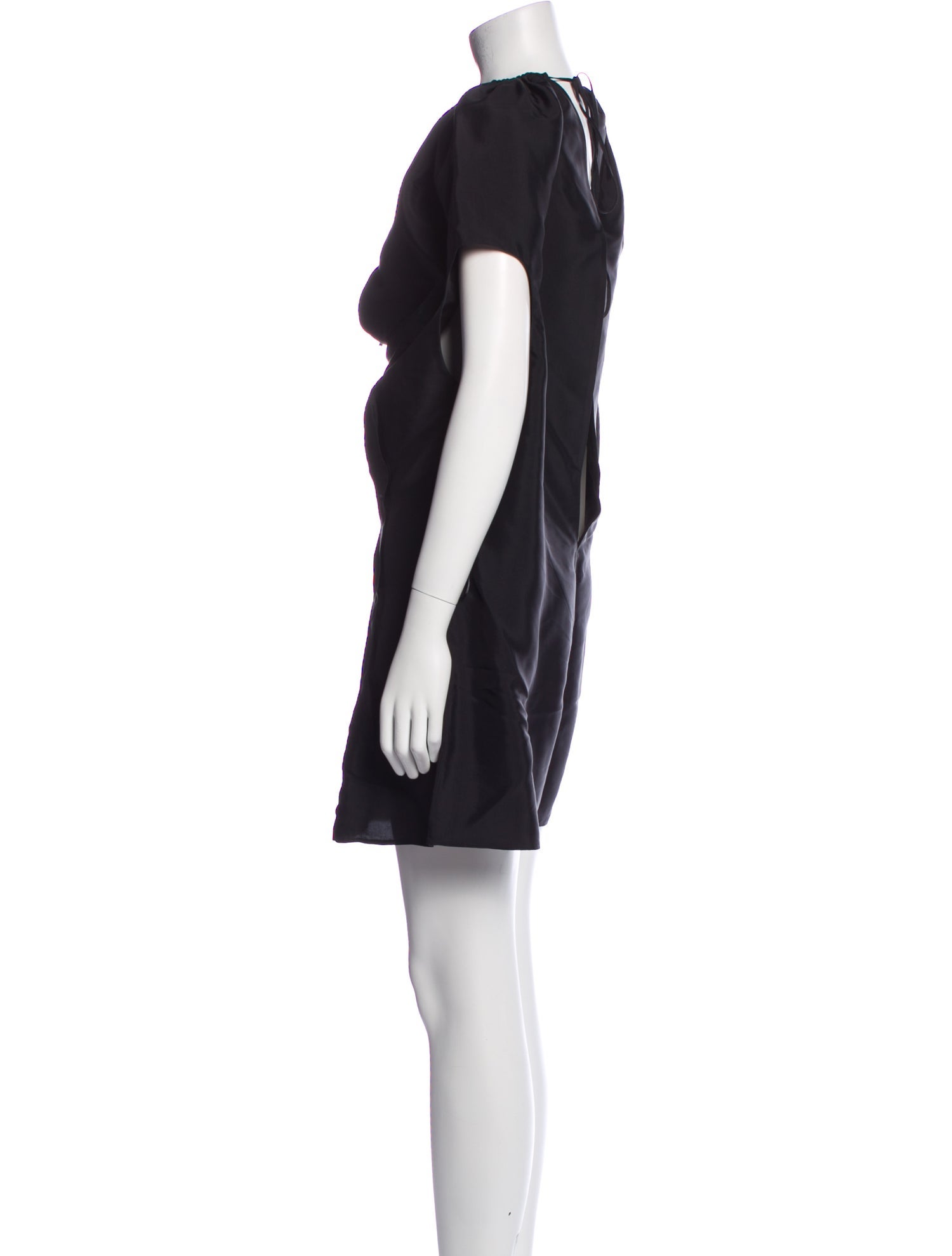 Jil Sander V-Neck Mini Dress