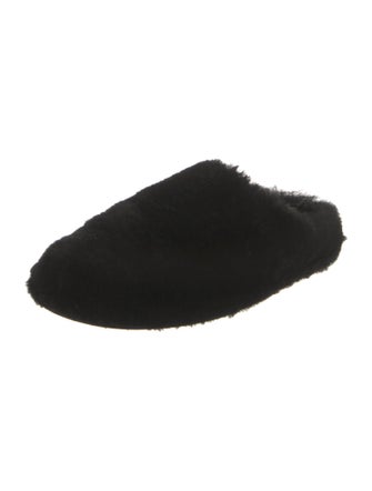 Jil Sander Faux Fur Mules