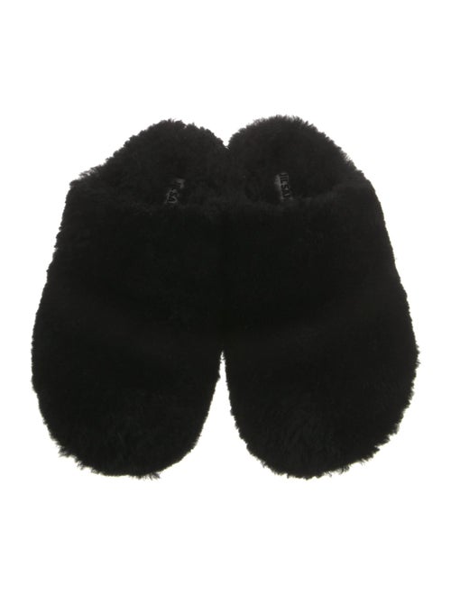 Jil Sander Faux Fur Mules