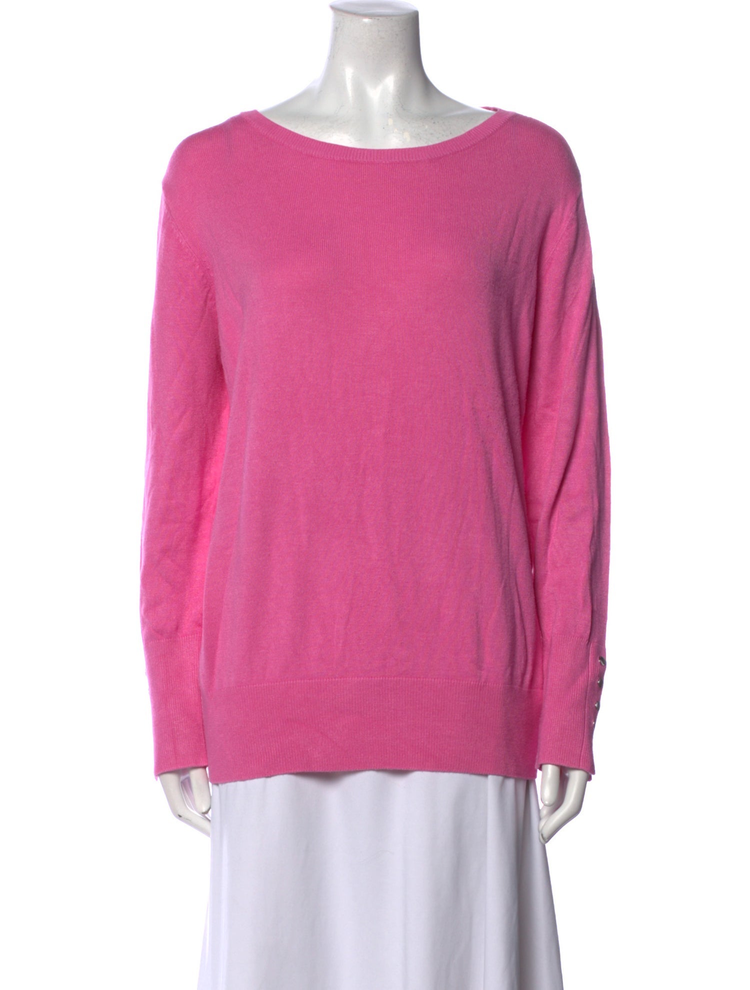 Jil Sander Bateau Neckline Long Sleeve Top