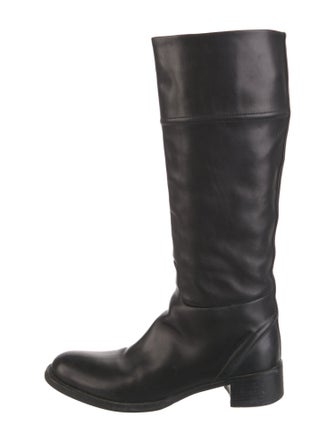 Jil Sander Leather Riding Boots