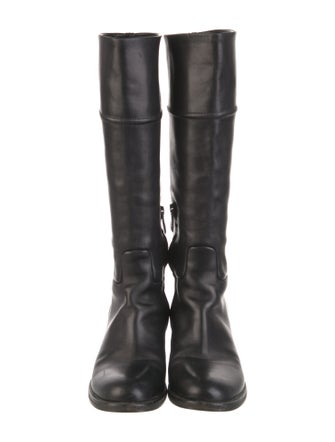 Jil Sander Leather Riding Boots