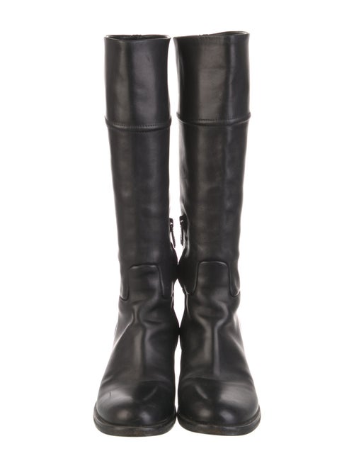 Jil Sander Leather Riding Boots