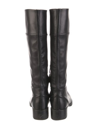 Jil Sander Leather Riding Boots