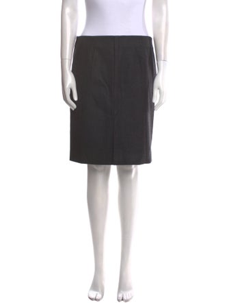 Jil Sander Wool Mini Skirt