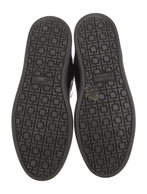 Jil Sander Navy Patent Leather Rain Boots