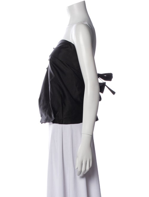 Jil Sander Strapless Crop Top