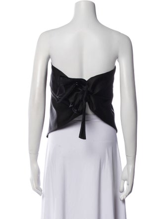 Jil Sander Strapless Crop Top