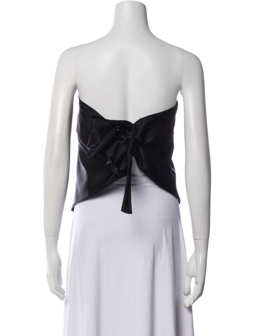 Jil Sander Strapless Crop Top