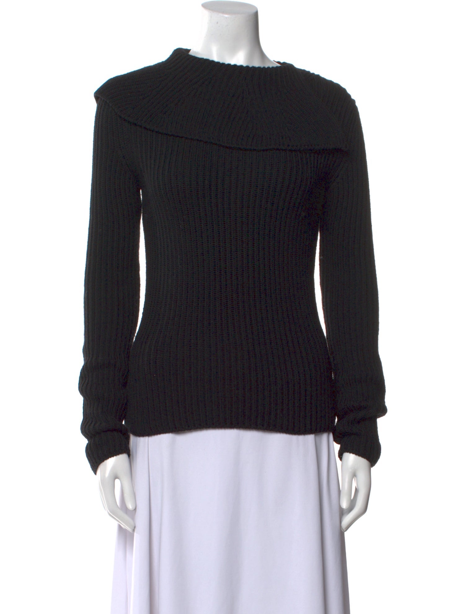 Jil Sander Wool Cowl Neck Sweater