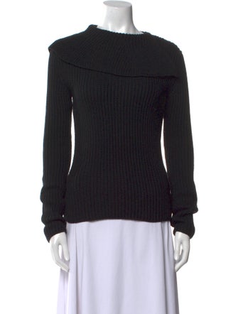 Jil Sander Wool Cowl Neck Sweater
