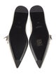 Jil Sander Leather Crystal Embellishments Mules