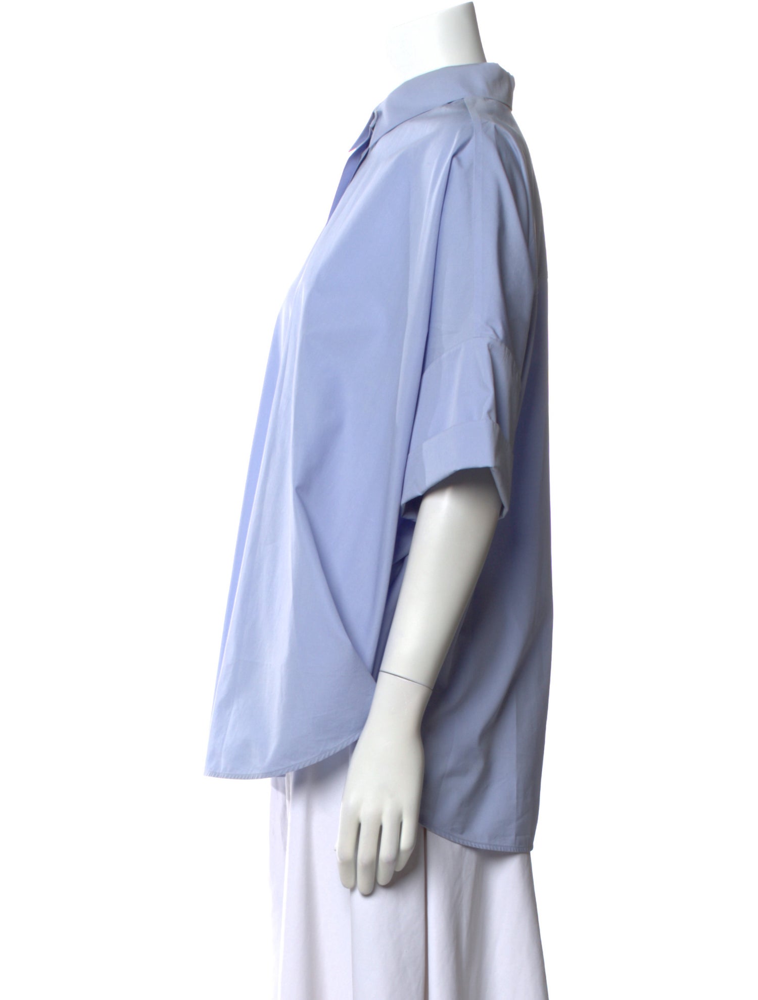 Jil Sander Short Sleeve Button-Up Top