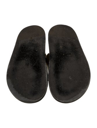 Jil Sander Leather Slingback Sandals