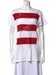 Jil Sander Striped Scoop Neck T-Shirt