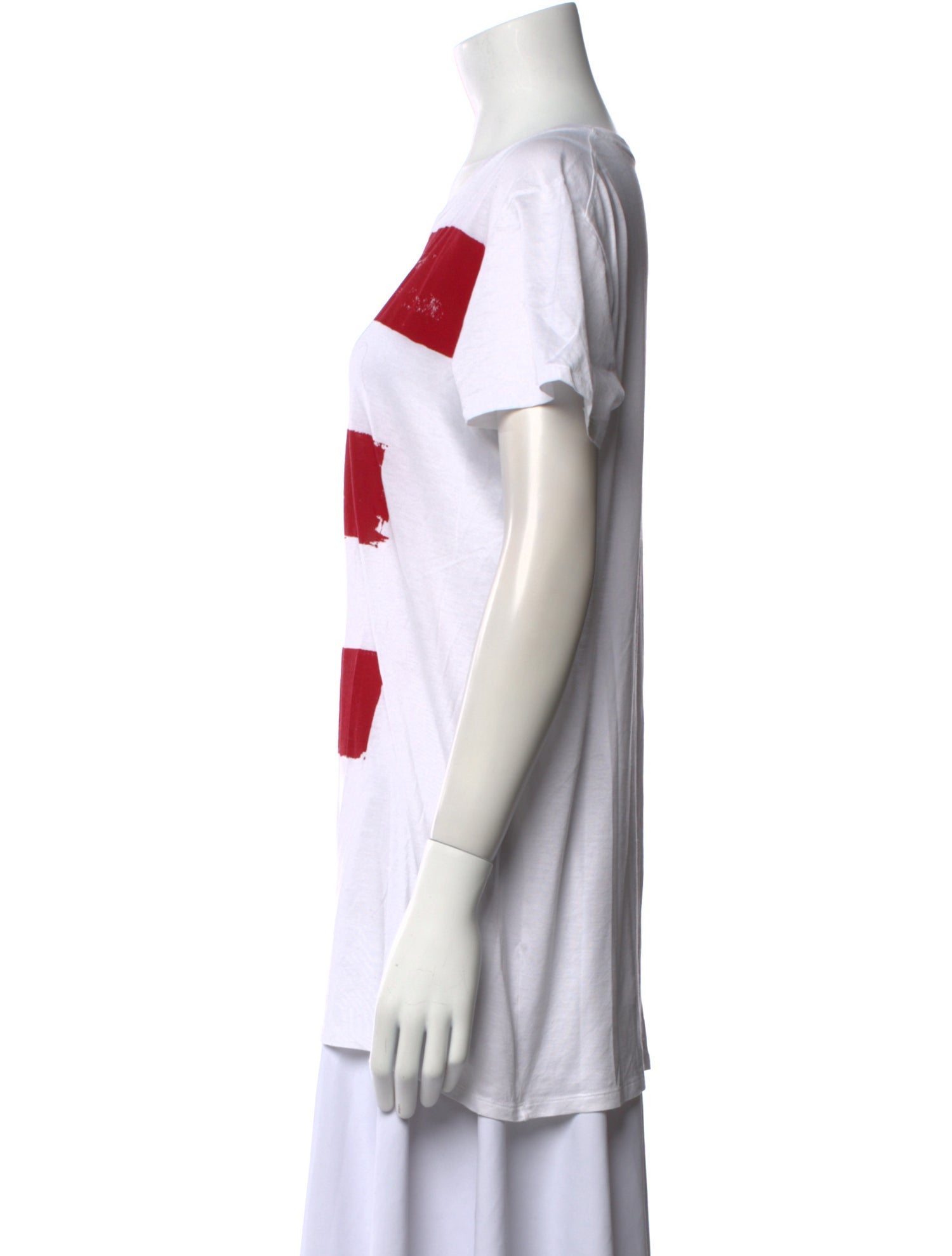 Jil Sander Striped Scoop Neck T-Shirt