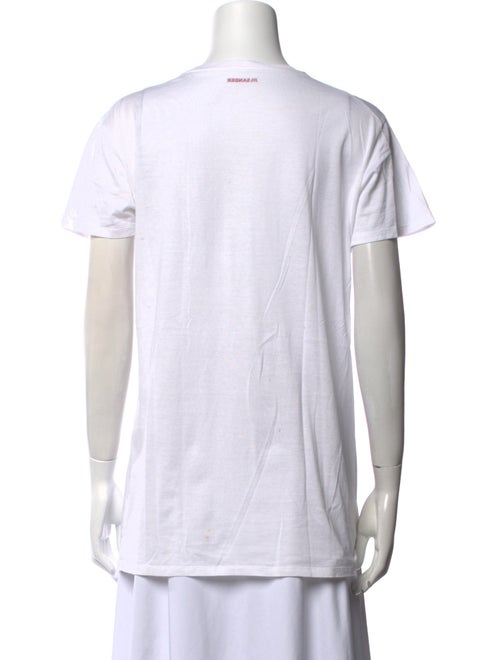 Jil Sander Striped Scoop Neck T-Shirt