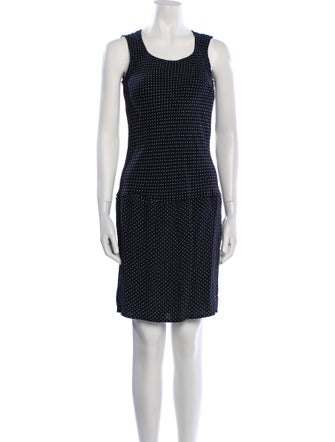 Jil Sander Polka Dot Print Knee-Length Dress