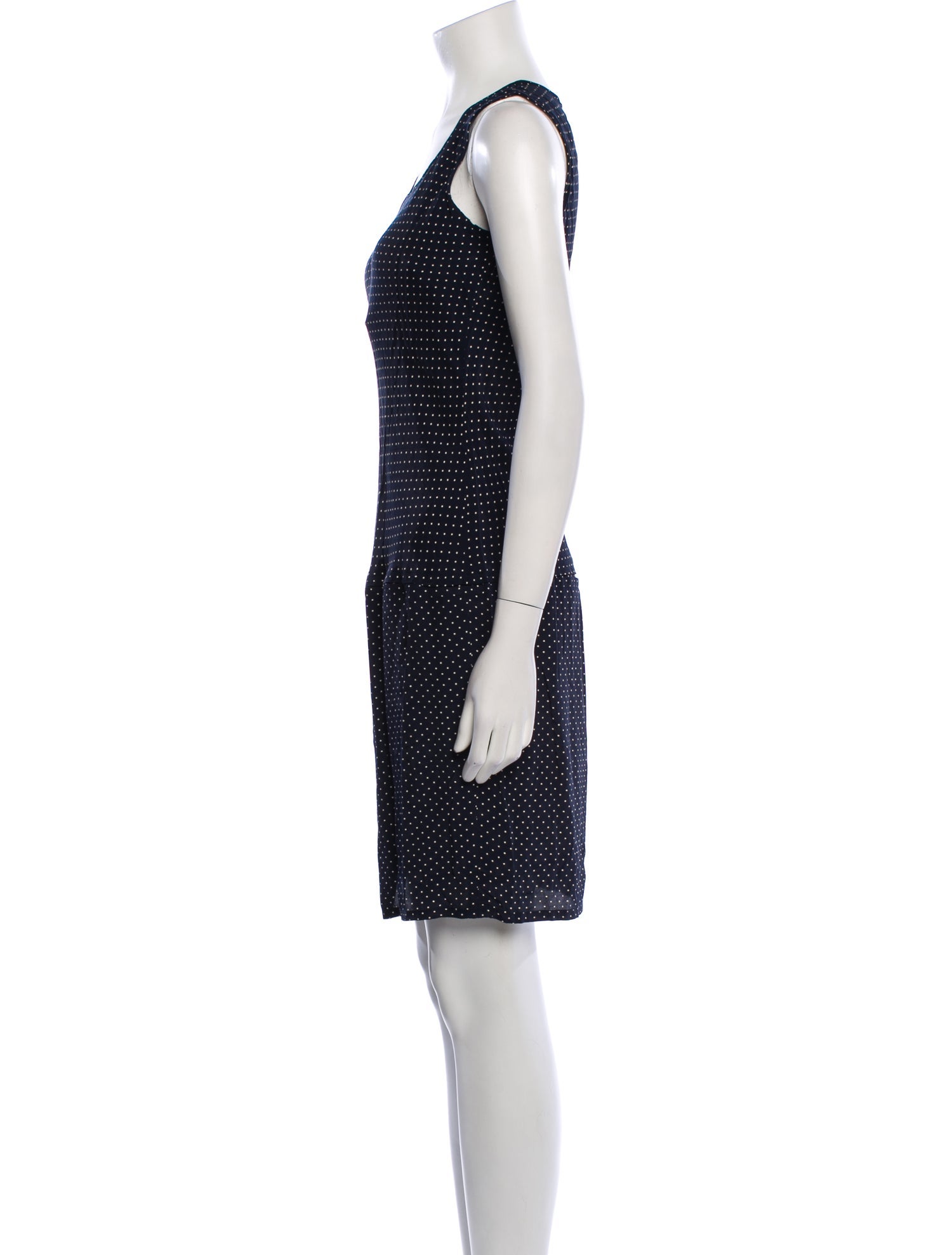 Jil Sander Polka Dot Print Knee-Length Dress