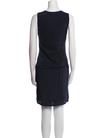Jil Sander Polka Dot Print Knee-Length Dress