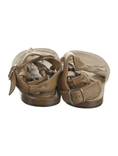 Jil Sander Leather Gladiator Sandals