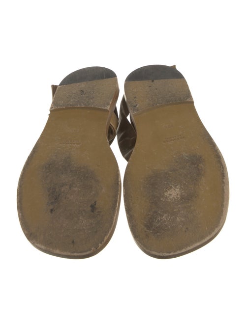 Jil Sander Leather Gladiator Sandals