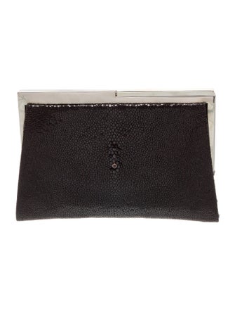Jil Sander Leather Evening Bag