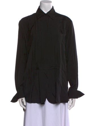 Jil Sander Long Sleeve Button-Up Top