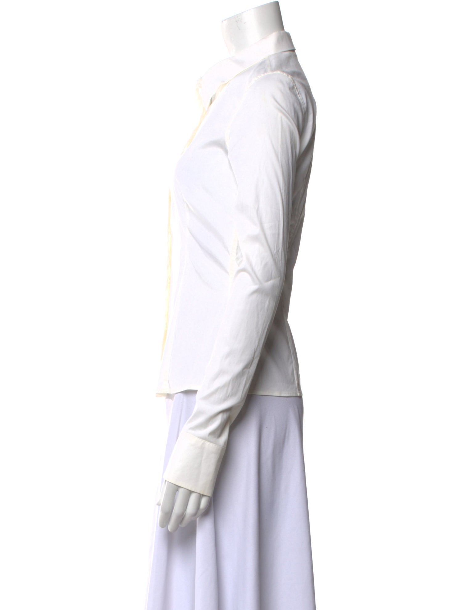 Jil Sander Long Sleeve Button-Up Top