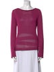 Jil Sander Scoop Neck Long Sleeve Top