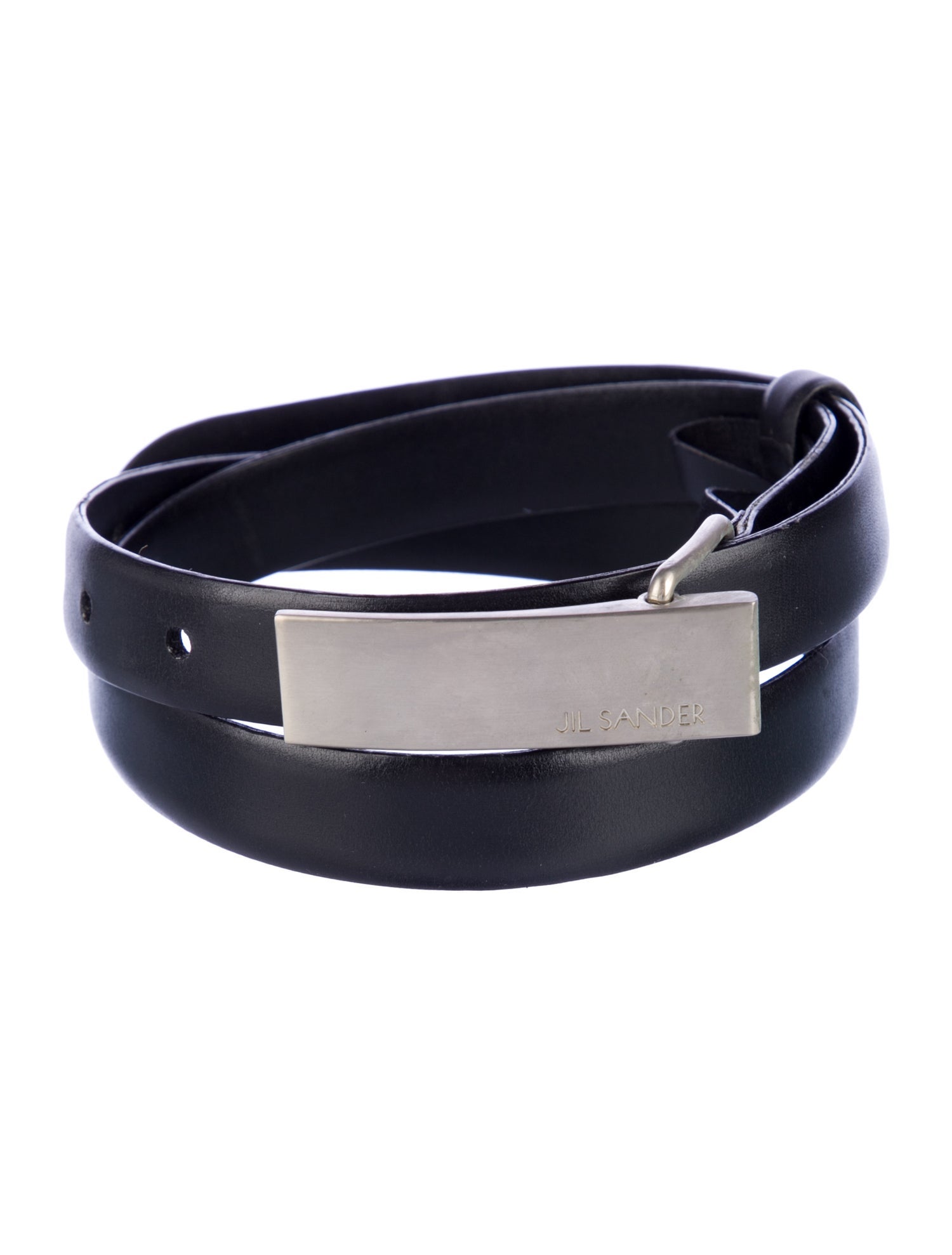 Jil Sander Skinny Leather Belt