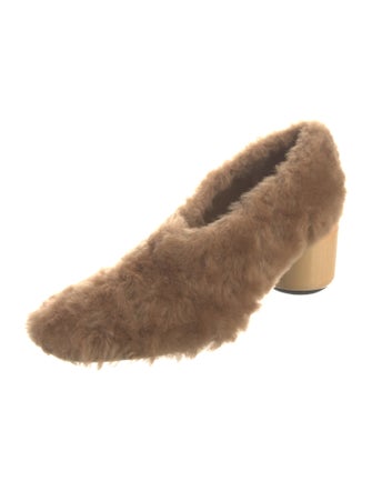 Jil Sander Shearling Pumps