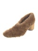 Jil Sander Shearling Pumps