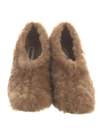 Jil Sander Shearling Pumps
