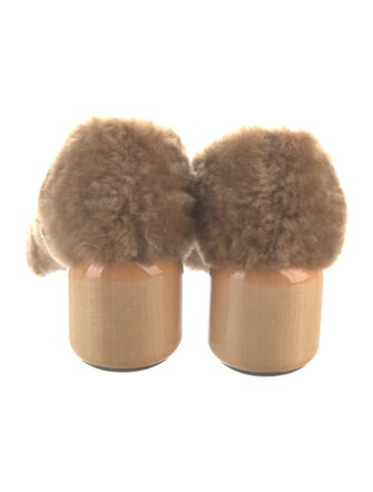 Jil Sander Shearling Pumps