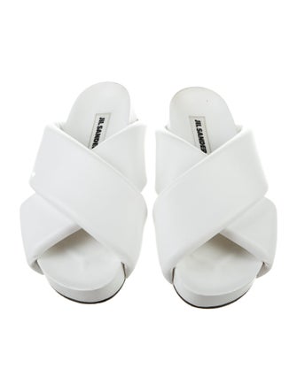 Jil Sander Leather Slides