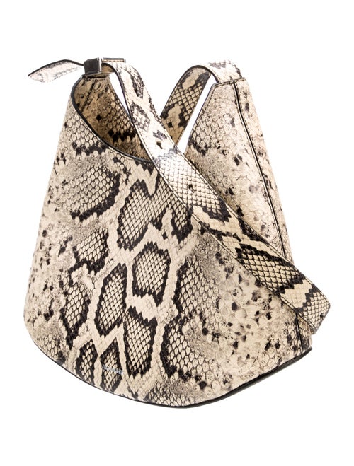 Jil Sander Embossed Leather Hobo