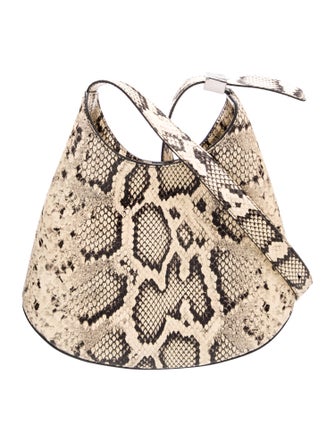 Jil Sander Embossed Leather Hobo