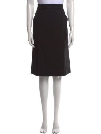 Jil Sander Virgin Wool Knee-Length Skirt