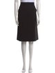 Jil Sander Virgin Wool Knee-Length Skirt