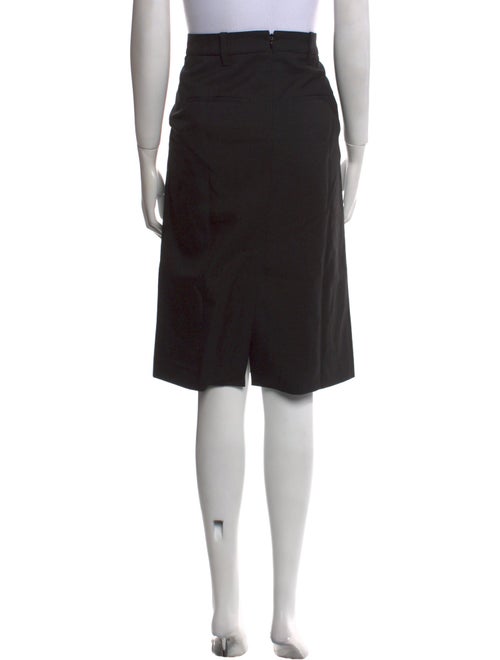 Jil Sander Virgin Wool Knee-Length Skirt