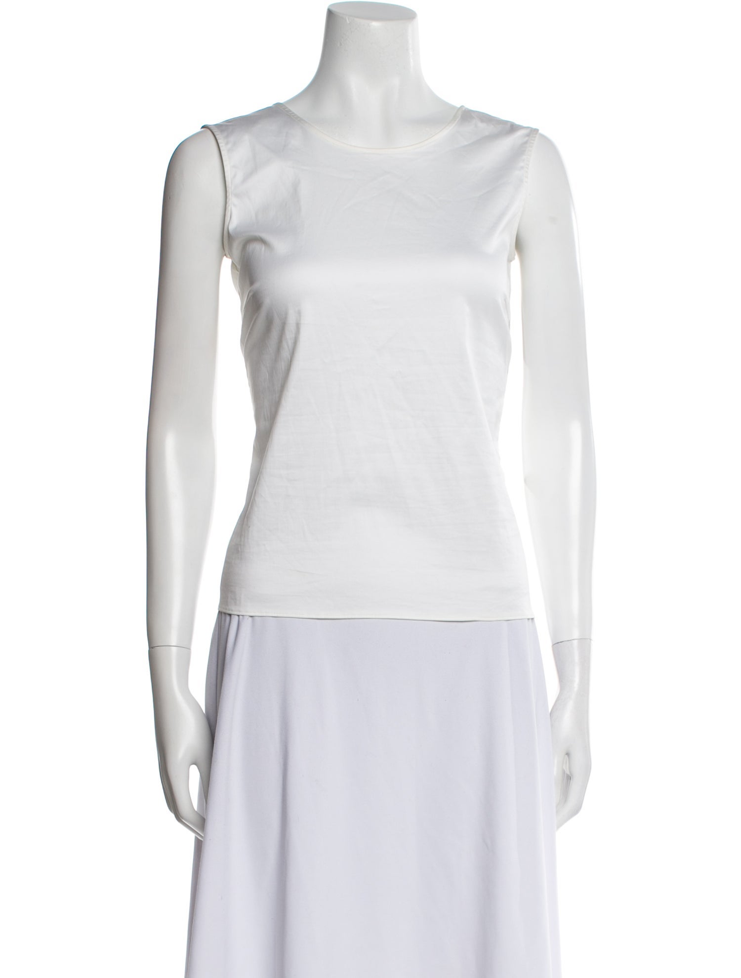 Jil Sander Crew Neck Sleeveless Top