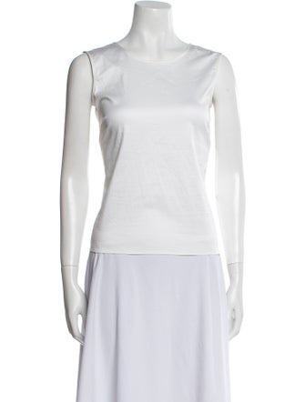 Jil Sander Crew Neck Sleeveless Top