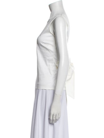 Jil Sander Crew Neck Sleeveless Top